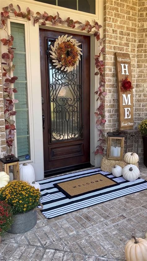 Fall front porch decor – Artofit