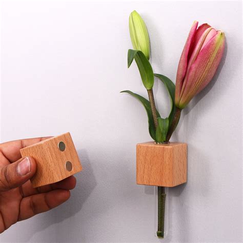Wooden Planter Fridge Magnets – Bigsmall.in