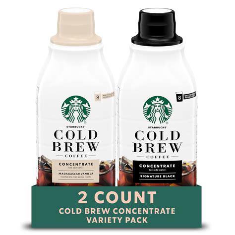 Amazon.com: Starbucks Cold Brew Coffee Concentrate, Signature Black and ...