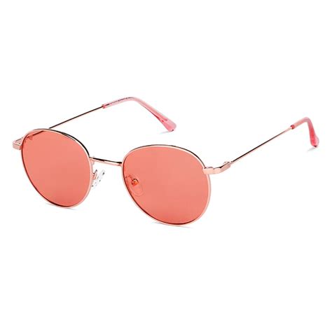 Buy Gold Pink Transparent Full Rim Round Vincent Chase The Metal Edit ...