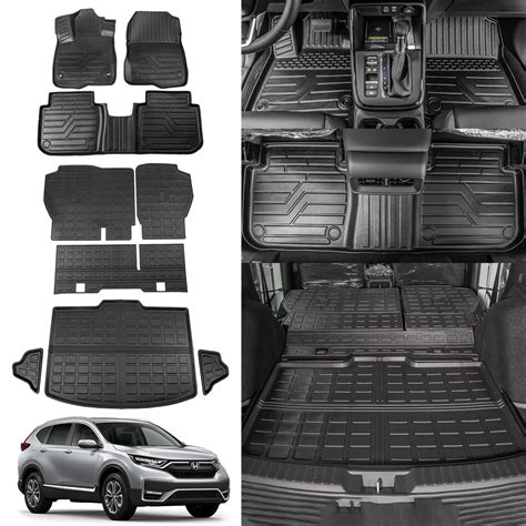 2023-2024 Honda CRV Lower Deck Fit: Floor Mats, Trunk Mat, Back Seat ...