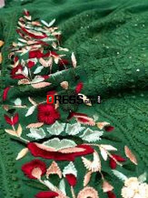 Green Parsi Gara Chikankari Suit – Dress365days
