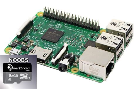 Image result for Raspberry Pi 3 Model B microSD