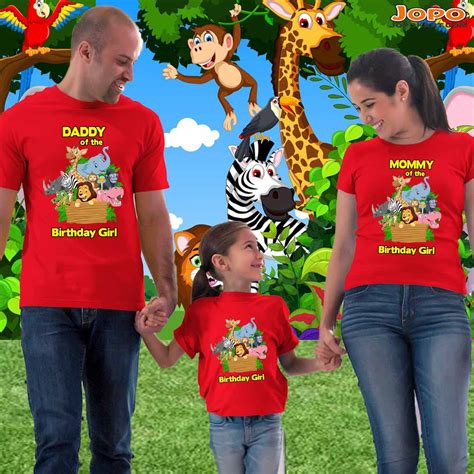 Girls Birthday Theme Family T Shirts – Jopokart