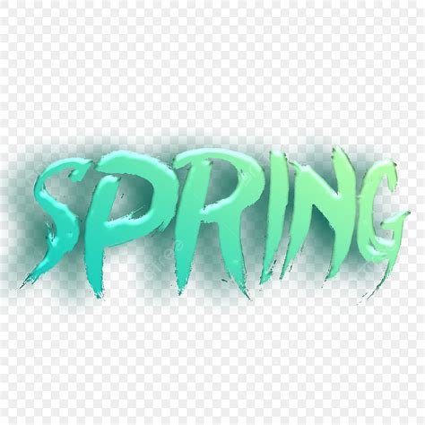 Image result for Spring Text PNG