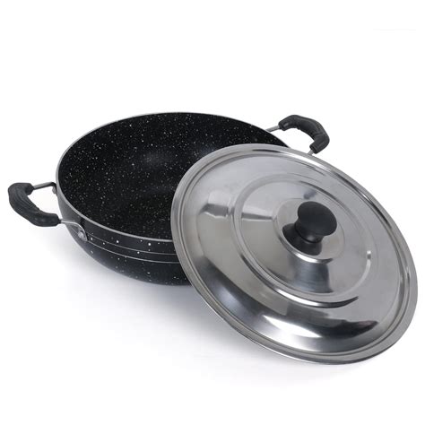 Buy Xtend Smart Non-Stick Granite Finish Kadhai, 2.5Litre with ...