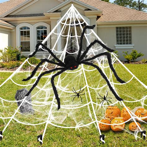 Creepy giant spider halloween decoration ideas for your home