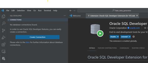 Oracle Developer Vscode JDBC Connection 的图像结果