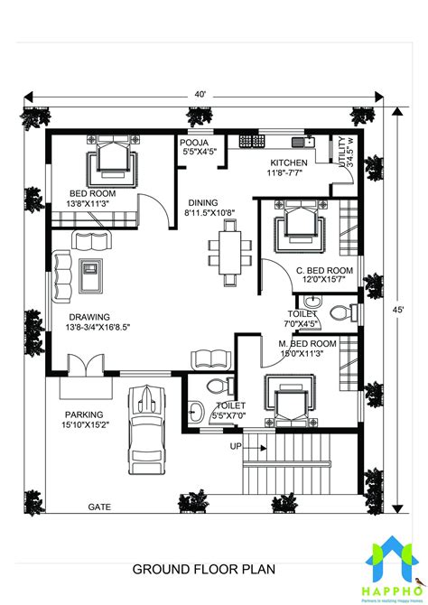 30X45 Modern House Design - DK Home DesignX