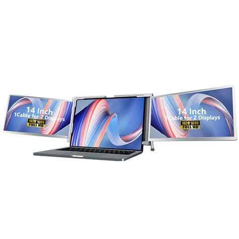 Buy Zunate Portable Monitor for Laptop, 14 Inch FHD IPS Display, Dual ...