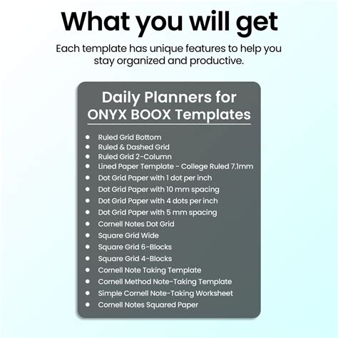 Image result for Boox Note Max Template Free