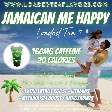 Jamaican Me Happy V1 🌴 DIY Loaded Tea Recipe – Loaded Tea Flavors
