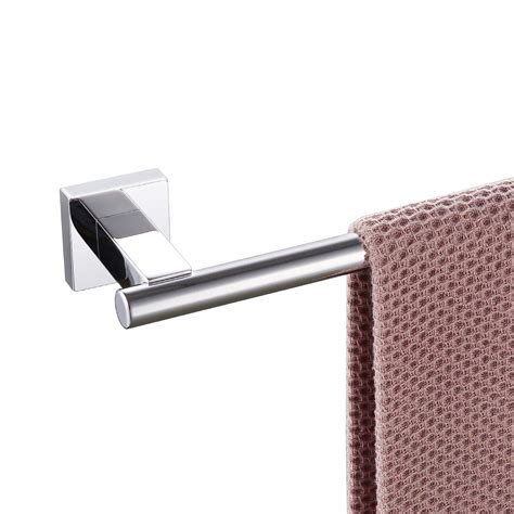 KLXHOME Bathroom Single Towel Bar 24-Inch Stainless Steel Towel Rack ...