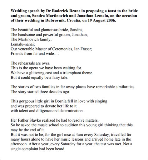 Image result for Wedding Speech Examples