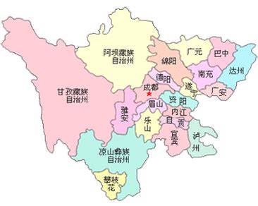 四川地图_360百科