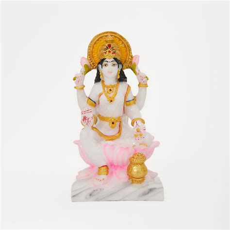 Goddess Laxmi | Mata Lakshmi Idol In Marble Dust – DecorTwist