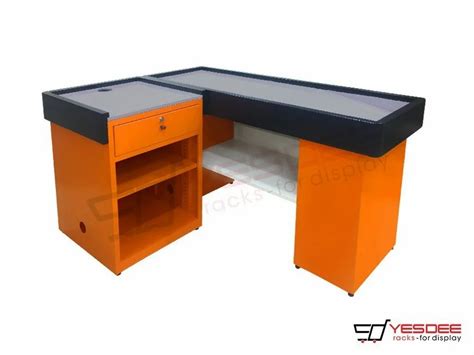 Store Counters - Black Rectangular Checkout Counter Trader - Retailer ...