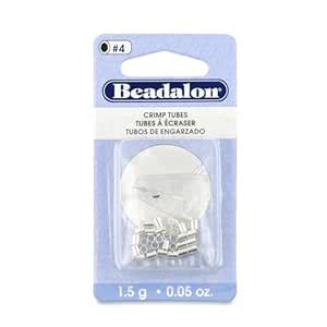 Beadalon Crimp Tube 2-1/2mm Silver, Plated, 1-1/2-Grams : Amazon.in ...