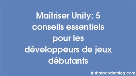 Image result for Comment Utiliser Unity