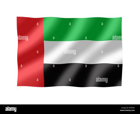 United Arab Emirates Flag Stock Photo - Alamy