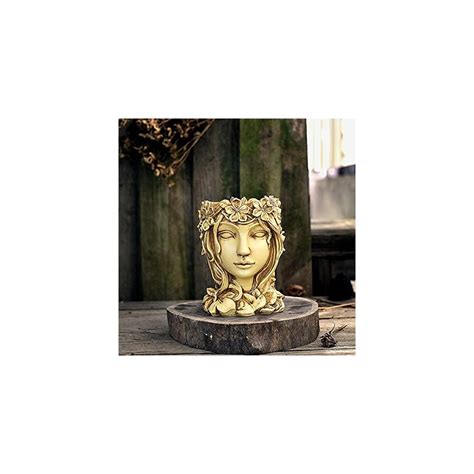 YANMILIA Head Planter Face Flower Pot Goddess Statue | Ubuy India