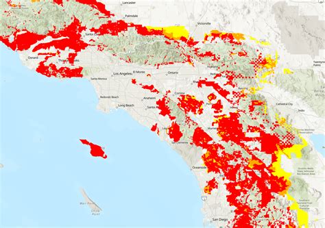 California's New Fire Hazard Map Is Out | LAist