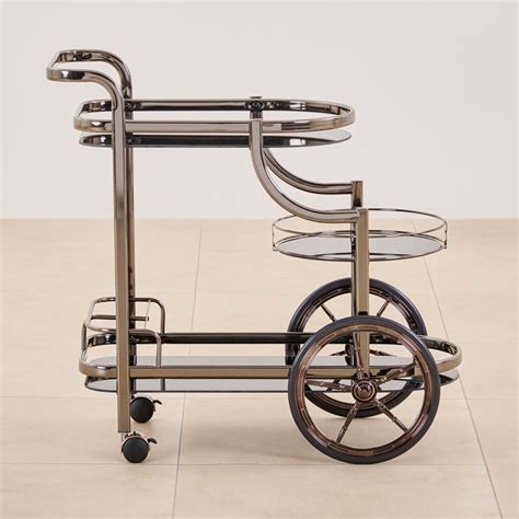 Buy Zola Serving Trolley - Black from Home Centre at just INR 33332.0