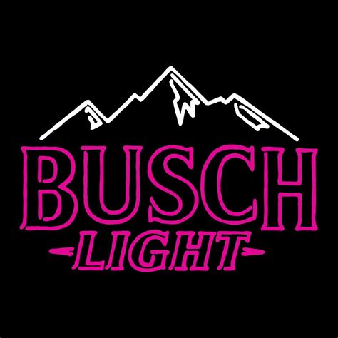 Pink Busch Light Logo