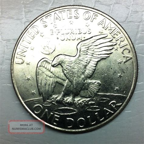 Us Eisenhower 1 Dollar Coin 1972