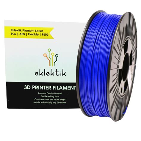 PLA Blue Filament 1.75mm for 3D Printer, Dimensional Accuracy +/- 0 ...
