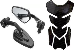 acube mart Tank Pad Sticker 7D 7DCF-1 stickers + Bike Scooty Side ...