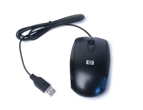 Amazon.in: Buy Genuine Black HP USB Wired Optical Mouse With Scroll ...