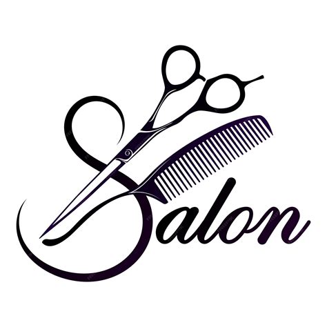 Premium Vector | Scissors and comb stylist silhouette design for a ...