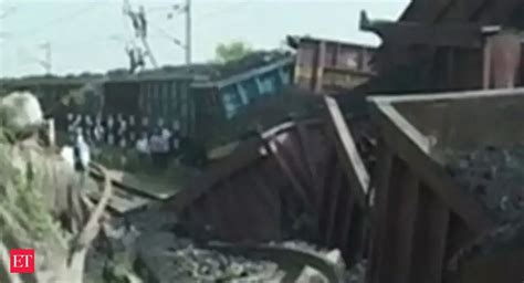 Goods train derails in Haryana, bogies fall in river - The Economic ...