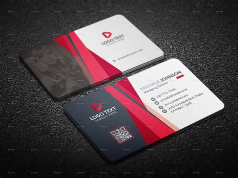Digital Business Card Template 的图像结果