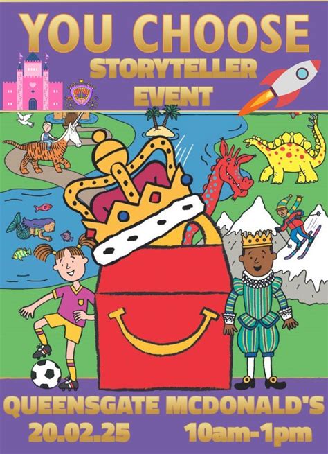 You Choose Storyteller Event at McDonalds , McDonalds Queensgate ...