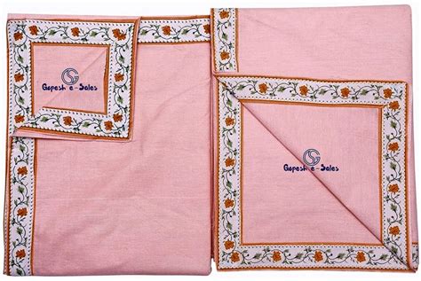 Buy Gopesh e-Sales® 100% Cotton Beautiful Single Bed Size Skin Friendly ...