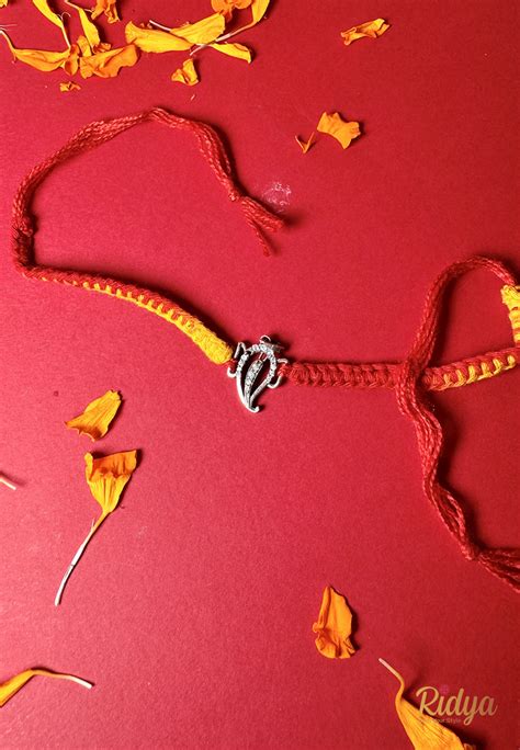 Pure Silver Rakhi for Raksha Bandhan