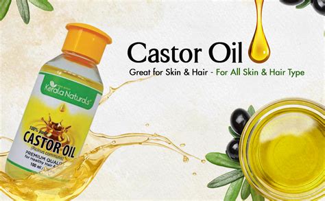 Buy Kerala Naturals Pure Castor Oil 100 ML - Great for Skin & Hair ...