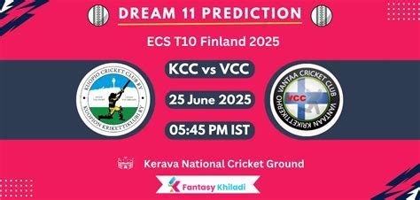 Msf Vs Kcc Dream11 Prediction - Download & Access on Mobile