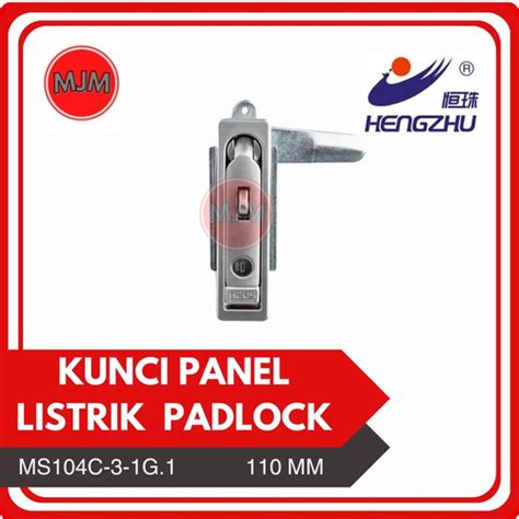 Jual Kunci Panel Listrik 110mm Padlock MS104C-3-1G.1 Hengzhu Original ...