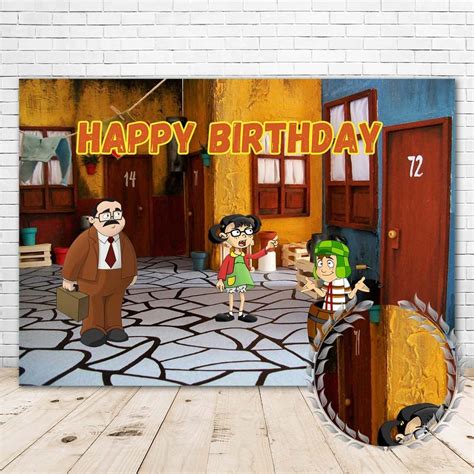 Similar El Chavo Del Ocho Chavo Backdrop 7x5ft Happy Birthday ...