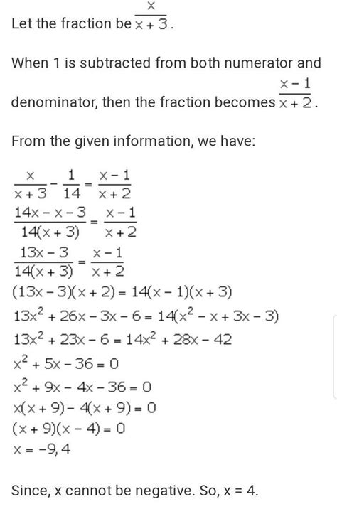 in a certain positive fraction the denominator is greater than the ...
