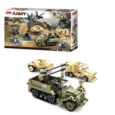 Buy Sluban World War 2 Gift Set Building Blocks For Ages 6+ Online at ...