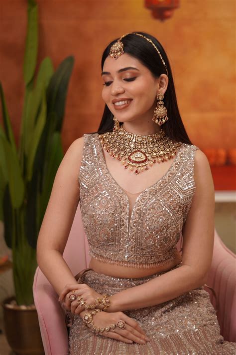 Mastaani Dulhaniya Polki Moissanite Full Bridal Indian Set