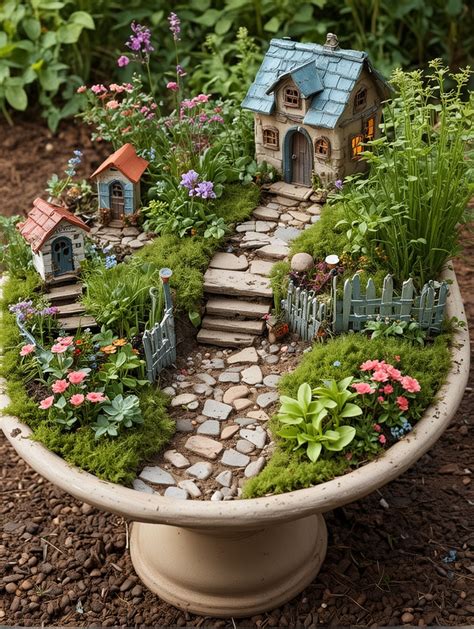 27 DIY Outdoor Fairy Garden Ideas - How Can This