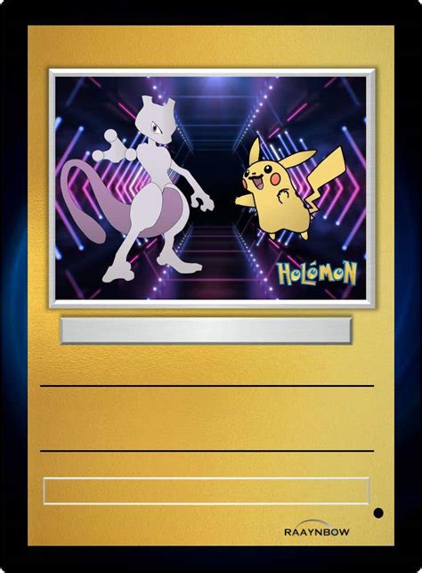 Trading Card Template Design inspired by Poke'mon | Freelancer