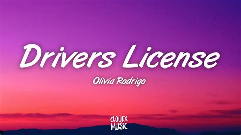 Olivia Rodrigo - drivers license (Lyrics) Chords - Chordify