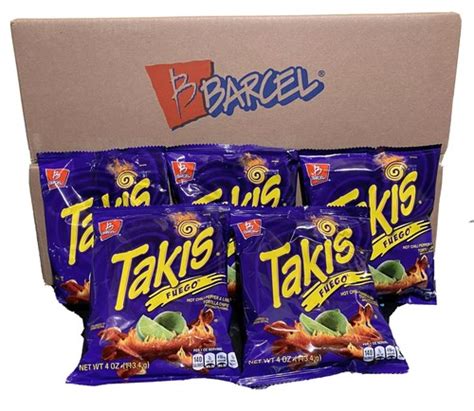5 Bags 4 oz. Of Takis Fuego Hot Chili Pepper & | Ubuy India