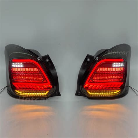 Maruti Swift (2018 to 2023) LED Tail Lights with Welcome and Scanning ...